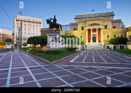 Altbau des griechischen Parlaments beherbergt derzeit National History Museum. Stockfoto