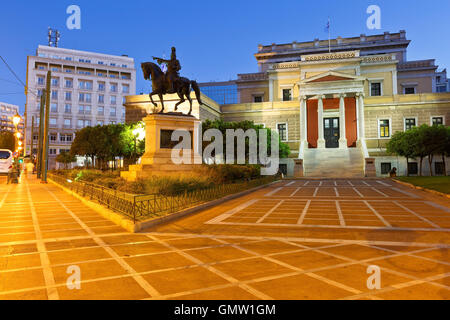 Altbau des griechischen Parlaments beherbergt derzeit National History Museum. Stockfoto