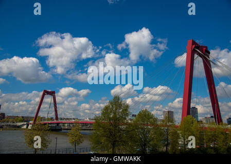 Willemsbrug in Rotterdam holland Stockfoto