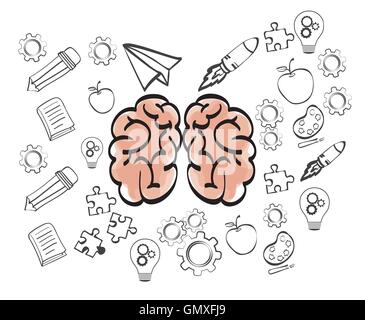 große Idee Skizze design Stock Vektor