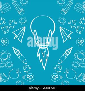 große Idee Skizze design Stock Vektor