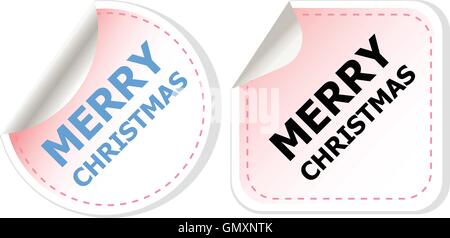 Frohe Weihnachten-Web-Symbol. Kreativkonzept Vektor Hintergrund für Web- und Mobile-Anwendungen, frohes neues Jahr. Abbildung templ Stock Vektor