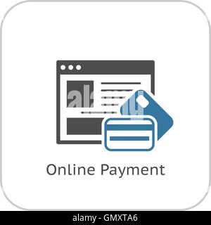 Online-Payment-Symbol. Stock Vektor
