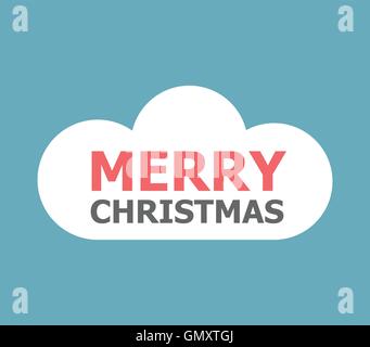 Frohe Weihnachten - einzigartige Weihnachts-Design-Element. Tolles Design-Element für Glückwunschkarten, Banner und Flyer. Frohes neues Jahr Stock Vektor