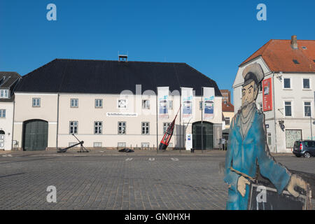 Schiffahrts-Museum, Schiffsmuseum, Flensburg, Grenzstadt nach Dänemark, Ostsee, Schleswig-Holstein, Deutschland Stockfoto