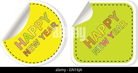 Happy New Year Kartendesign. Kreativkonzept Vektor Hintergrund für Web- und Mobile-Anwendungen, Illustration-Template-Design, bu Stock Vektor