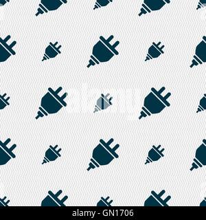 stecken Sie ein Symbol Zeichen. Nahtlose Muster mit geometrischen Struktur. Vektor Stock Vektor