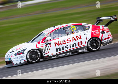 MELBOURNE, WINTON/Australien, 22. Mai 2016: Virgin Australia Supercars Meisterschaft - Michael Caruso (Nissan Motorsport) während Stockfoto