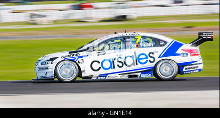 MELBOURNE, WINTON/Australien, 22. Mai 2016: Qualifying-Session für Rennen 11 von der Vigin Australien Supercars Champiionship bei Wi Stockfoto