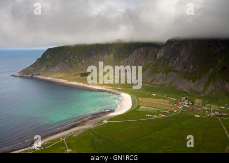 Nonstind: Unstad Strand Stockfoto