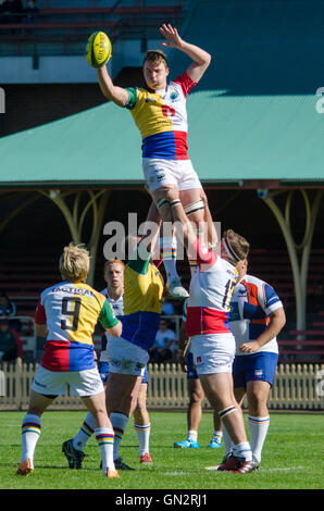 Sydney, Australien. 28. August 2016. Sydney Ryas Vs Western Sydney Rams in Runde 1 der nationalen Rugby-Meisterschaft in North Sydney Oval. Bildnachweis: Mjmediabox/Alamy Live-Nachrichten Stockfoto