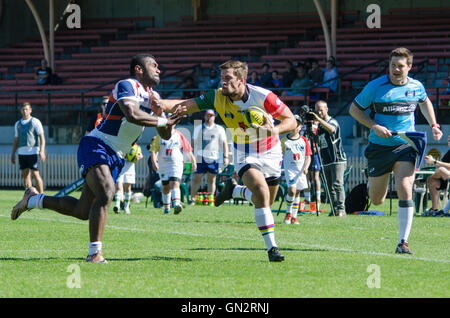 Sydney, Australien. 28. August 2016. Sydney Ryas Vs Western Sydney Rams in Runde 1 der nationalen Rugby-Meisterschaft in North Sydney Oval. Bildnachweis: Mjmediabox/Alamy Live-Nachrichten Stockfoto