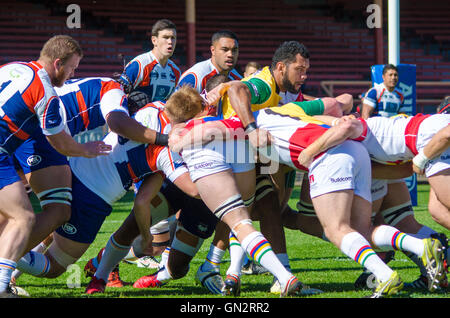 Sydney, Australien. 28. August 2016. Sydney Ryas Vs Western Sydney Rams in Runde 1 der nationalen Rugby-Meisterschaft in North Sydney Oval. Bildnachweis: Mjmediabox/Alamy Live-Nachrichten Stockfoto