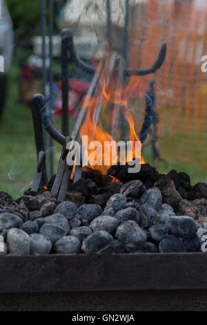 Earls Barton, Schmieden Northamptonshire, 28. August 2016, Schmiede. Earls Barton Rallye und Land Fayre, schönem Wetter ganztägig nach gestrigen auswaschen. Bildnachweis: Keith J Smith. / Alamy Live News Stockfoto