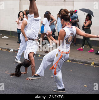 London, 28. August 2016, Teilnehmer, Notting Hill Carnival Credit: Ian Davidson/Alamy Live News Stockfoto