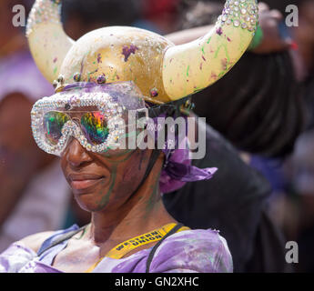 London, 28. August 2016, Teilnehmer, Notting Hill Carnival Credit: Ian Davidson/Alamy Live News Stockfoto