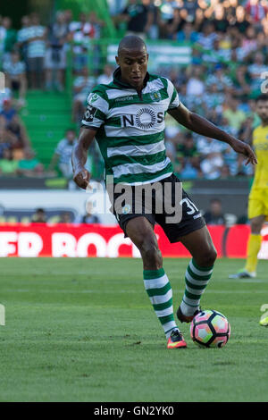 Lissabon, Portugal. 28. August 2016. Sporting niederländischen Verteidiger Marvin Zeegelaar (31) während des Spiels Sporting CP Vs FC Porto gutschreiben: Alexandre de Sousa/Alamy Live News Stockfoto