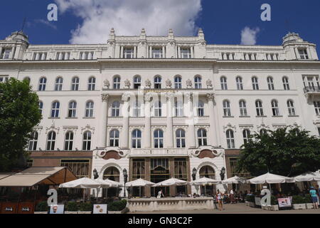 Cafe Gerbeaud, Vörösmarty ter (Quadrat), Belvaros, Budapest, Ungarn Stockfoto