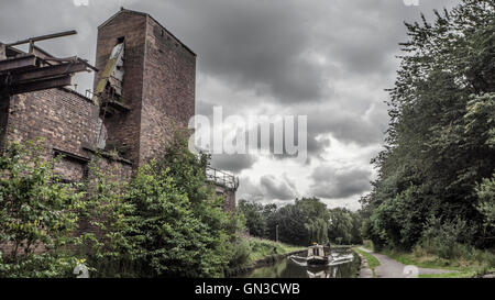 Trent und Mersey Kanal in Middleport, Stoke Stockfoto