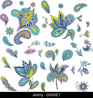 Indische Design-Elemente Stock Vektor