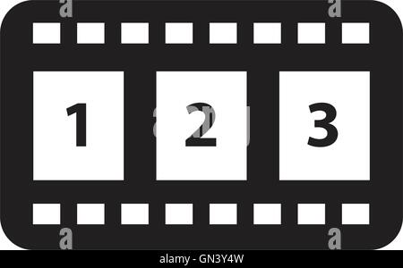 Film-Frame-Symbol Stock Vektor