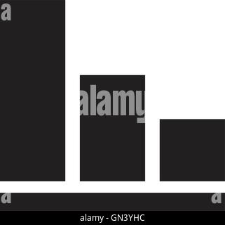 Einfachen Satz von Diagramm Symbol Stock Vektor