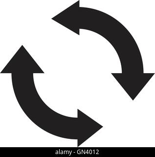 Symbol "aktualisieren" Stock Vektor