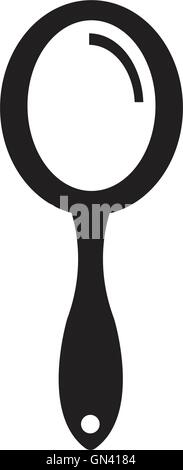 Handsymbol Spiegel Stock Vektor