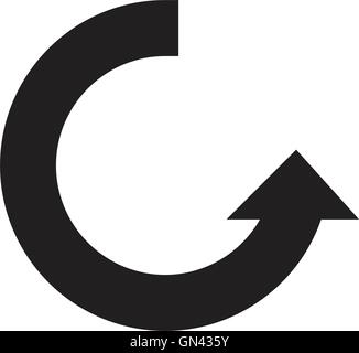 Symbol "aktualisieren" Stock Vektor