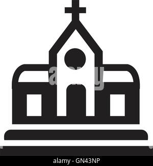 Kirche-Symbol Stock Vektor