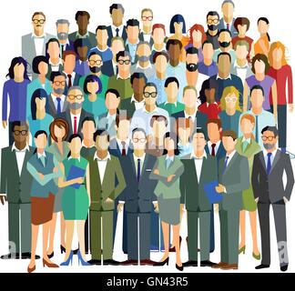 Menschen-Community-Gruppe Stock Vektor