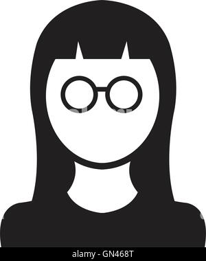Frau Arbeiter avatar Stock Vektor