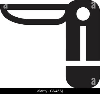 Messer-Symbol Vektor Stock Vektor