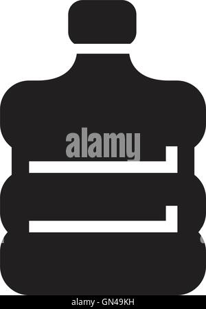 Eine Flasche Wasser Stock Vektor