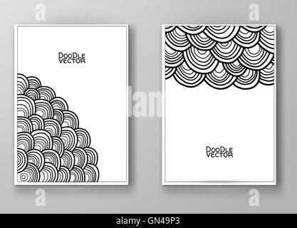 Reihe von abstrakten Design-Vorlagen. Stock Vektor