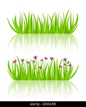 Vektor-Illustration-Rasen Stock Vektor