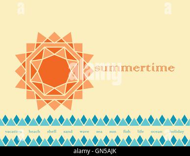 Sommer abstrakten Hintergrund Stock Vektor
