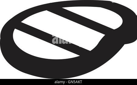 Steak-Grill-Symbol Stock Vektor