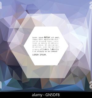 Geometrische dreieckigen Abstract Vector Hintergrund. Stock Vektor