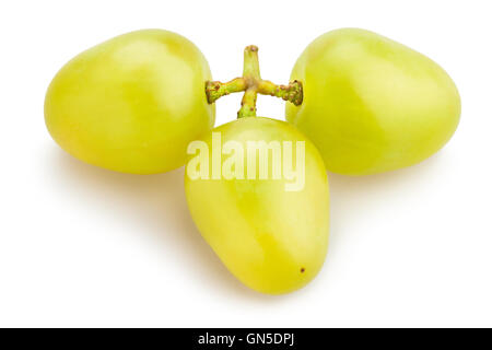 white grapes isolated Stockfoto