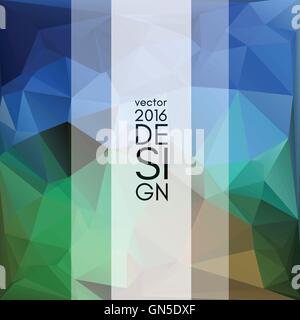 Geometrische dreieckigen Abstract Vector Hintergrund. Stock Vektor