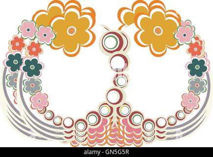 Kunst Vintage Blumenmuster nahtlose Hintergrund Vektor Hintergrund Stock Vektor
