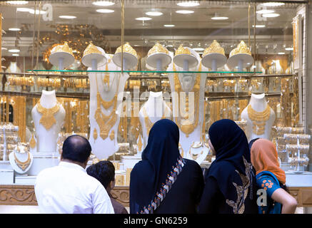 Gold Souk, Dubai, Vereinigte Arabische Emirate Stockfoto
