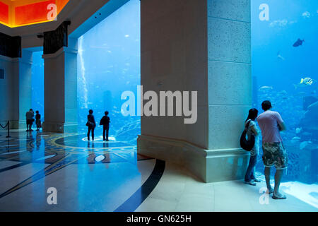 Atlantis Hotel in Palm Jumeirah, Dubai, Vereinigte Arabische Emirate Stockfoto