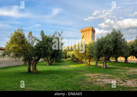 Castiglione del Lago (Umbrien) Fortezza Stockfoto