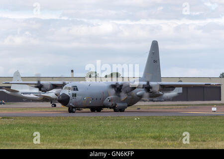 Belgische Luft Komponente Lockheed C - 130H Herkules Transportflugzeug. Stockfoto