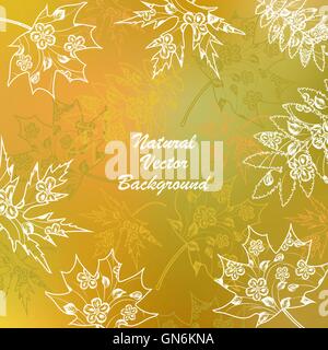 Natürlicher Vektor Hintergrund Stock Vektor