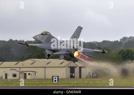 Royal Netherlands Air Force (Koninklijke Luchtmacht) General Dynamics f-16 AM Kampfflugzeug. Stockfoto