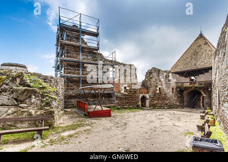 Ruine Burg Visegrad, Ungarn Stockfoto