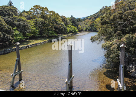 Isuzu Flusses, Ise, Japan Stockfoto